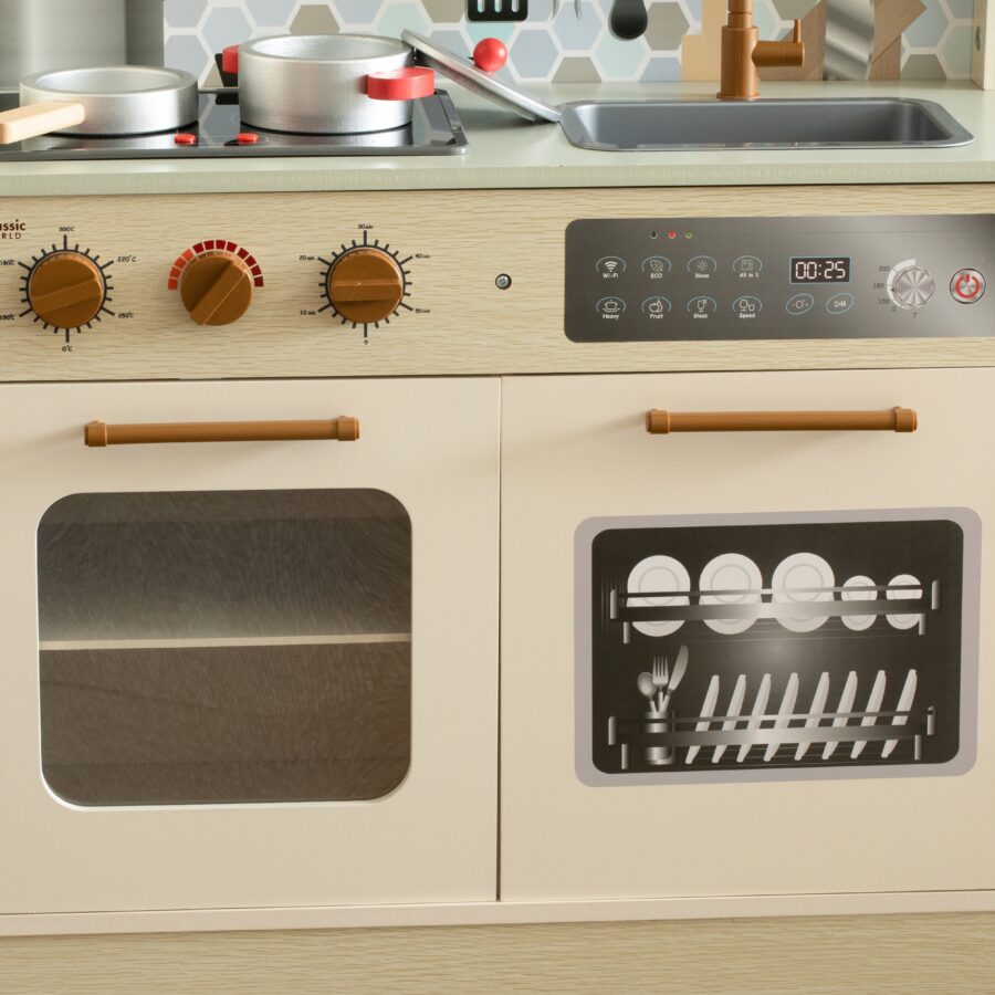 CLASSIC WORLD Ogromna Drewniana Kuchnia dla Dzieci Superior Kitchen 3+