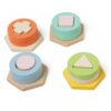 CLASSIC WORLD Sorter Montessori Kształtów i Kolorów Układanka Wieża