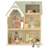 CLASSIC WORLD Wielki Drewniany Domek dla Lalek z mebelkami