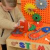 MASTERKIDZ Drewniany Warsztat XXL Montessori STEM z Narzędziami + Akcesoria