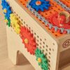 MASTERKIDZ Drewniany Warsztat XXL Montessori STEM z Narzędziami + Akcesoria