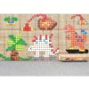 MASTERKIDZ Zestaw Kołeczki w kształcie figur geometrycznych 64szt do tablic STEM