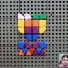 MASTERKIDZ Zestaw Kołeczki w kształcie figur geometrycznych 64szt do tablic STEM