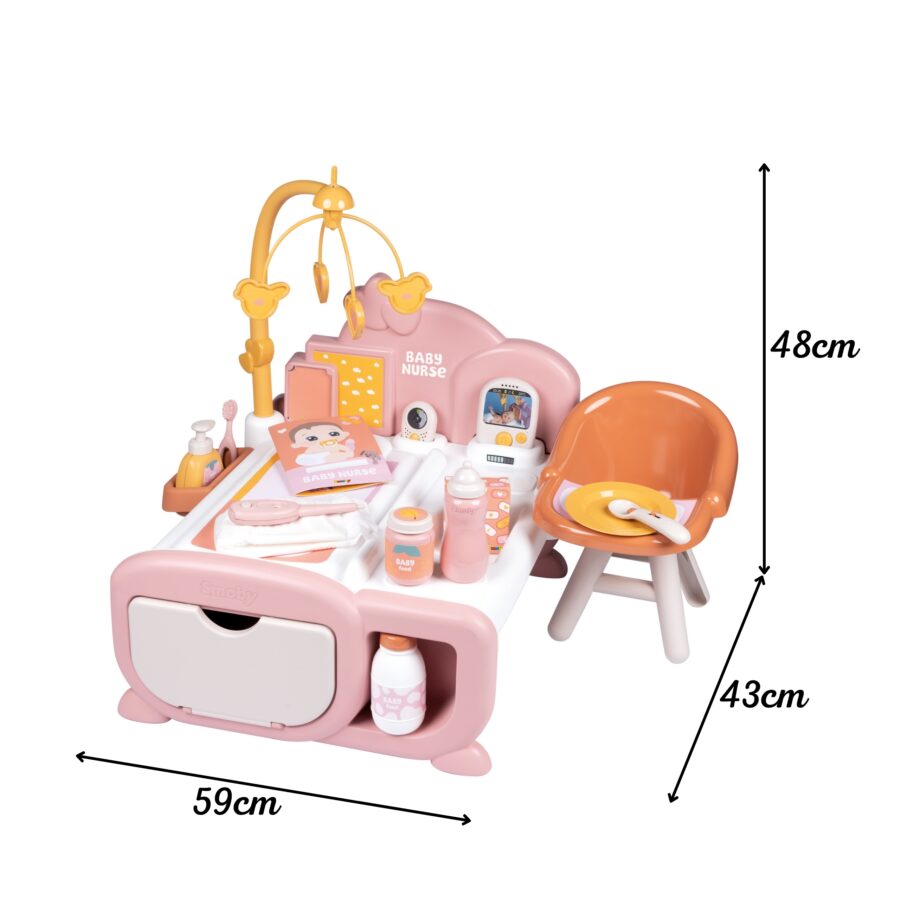SMOBY Baby Nurse Elektroniczny Kącik Opiekunki
