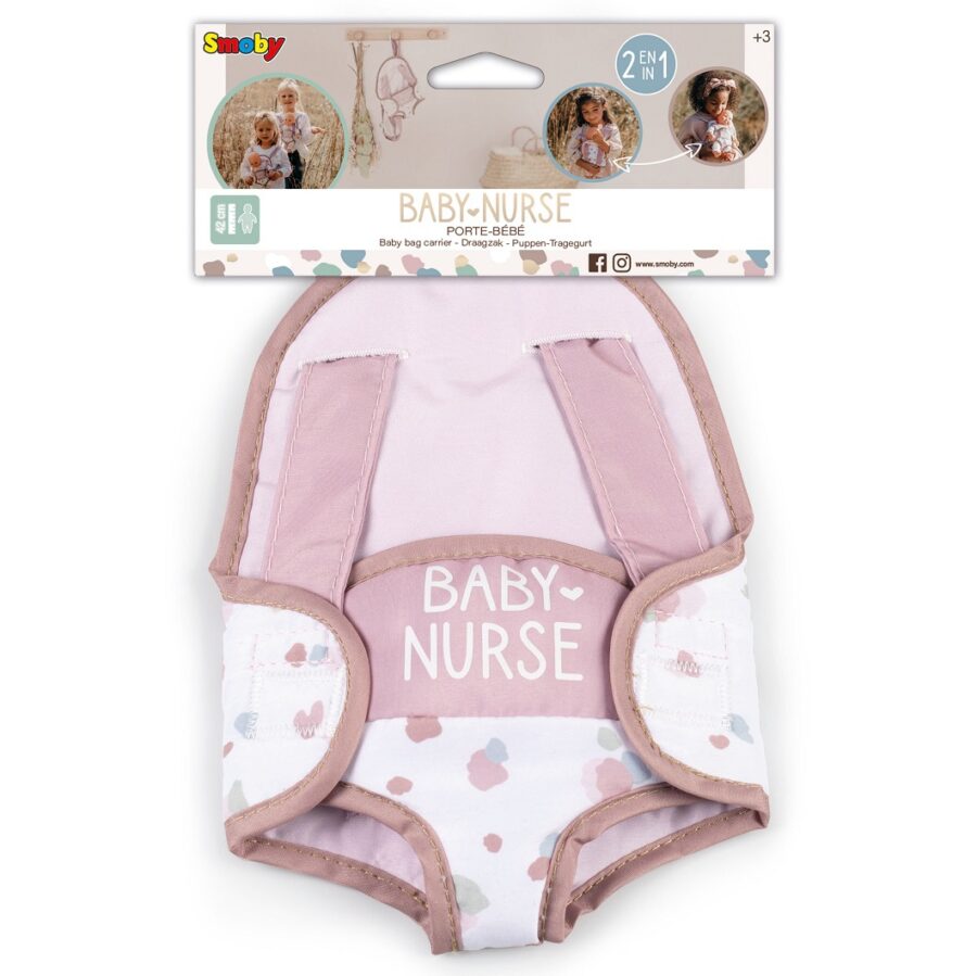 SMOBY Baby Nurse Nosidełko dla lalki 2w1