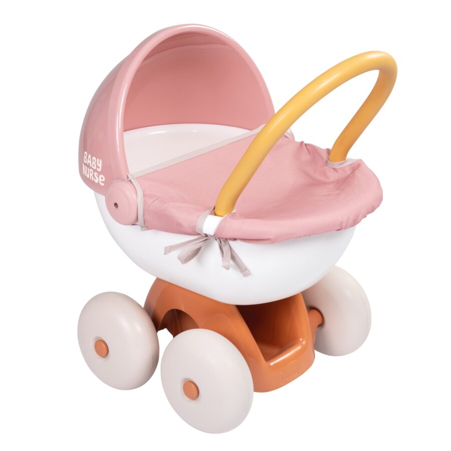 SMOBY Baby Nurse Wózek Głęboki z Plastikowym Daszkiem