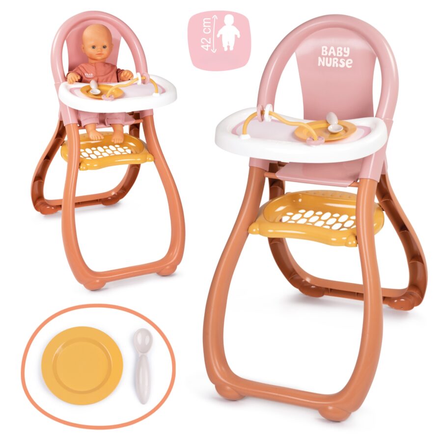 SMOBY Baby Nurse krzesełko do karmienia