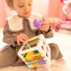 WOOPIE BABY Elastyczna Kostka Sensoryczna Sorter dla Dzieci Kolorowe Kształty 11 el.