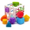 WOOPIE BABY Elastyczna Kostka Sensoryczna Sorter dla Dzieci Kolorowe Kształty 11 el.