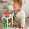 WOOPIE BABY Elastyczna Kostka Sensoryczna Sorter dla Dzieci Kolorowe Kształty 13 el.