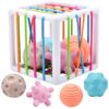 WOOPIE BABY Elastyczna Kostka Sensoryczna Sorter dla Dzieci Zwariowane Kształty 5 el.