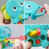 WOOPIE BABY Gryzak Sensoryczny Słonik Montessori 4w1