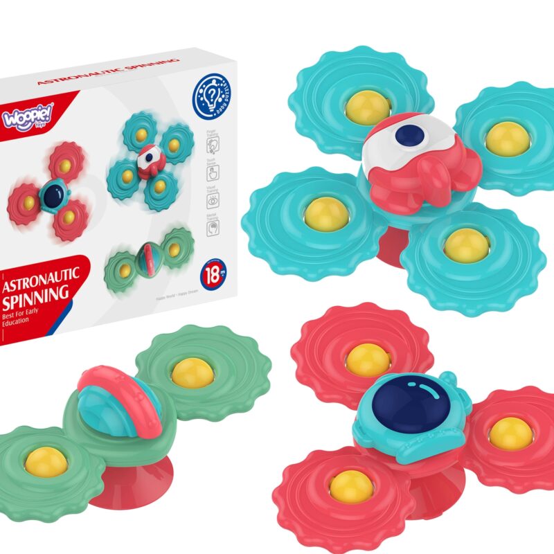 WOOPIE BABY Gryzak Spinner Wirujący z Przyssawką Zestaw 3 szt_20SZT
