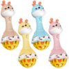 WOOPIE BABY Grzechotka Żyrafka Sensoryczna Gryzak z Muzyką Montessori 1 szt.
