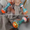 WOOPIE BABY Grzechotka Żyrafka Sensoryczna Gryzak z Muzyką Montessori 1 szt.