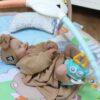 WOOPIE BABY Interaktywna Mata Edukacyjna Sensoryczna 8 Melodii Projektor Motyw Leśny