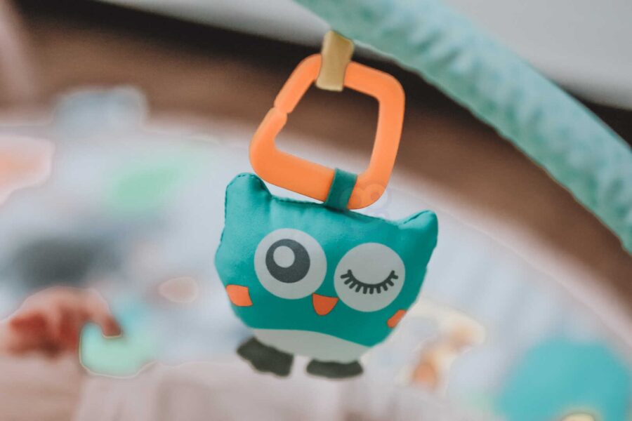WOOPIE BABY Interaktywna Mata Edukacyjna Sensoryczna 8 Melodii Projektor Motyw Leśny
