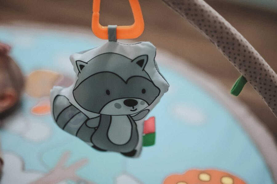WOOPIE BABY Interaktywna Mata Edukacyjna Sensoryczna 8 Melodii Projektor Motyw Leśny