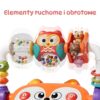 WOOPIE BABY Interaktywne Pianino Edukacyjne Sensoryczne Lisek LED Grzechotki