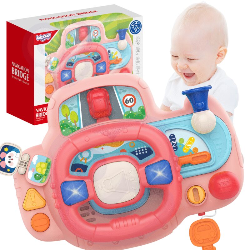 WOOPIE BABY Kierownica Samochodowa Interaktywna z Swiatłami Dźwiękiem WOOPIE BABY Kierownica Samochodowa Interaktywna z Swiatłami Dźwiękiem