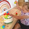 WOOPIE BABY Kosz Kwiatów Sorter Układanka Edukacyjna Nawlekanka