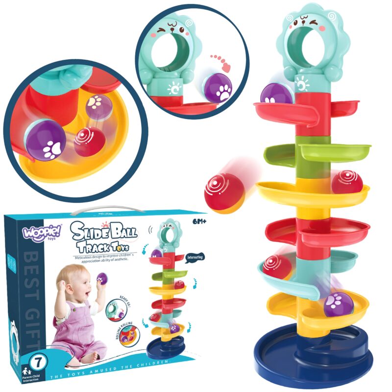 WOOPIE BABY Kulodrom Tor Kulkowy Zestaw Spirala + 2 Kulki WOOPIE BABY Kulodrom Tor Kulkowy Zestaw Spirala + 2 Kulki