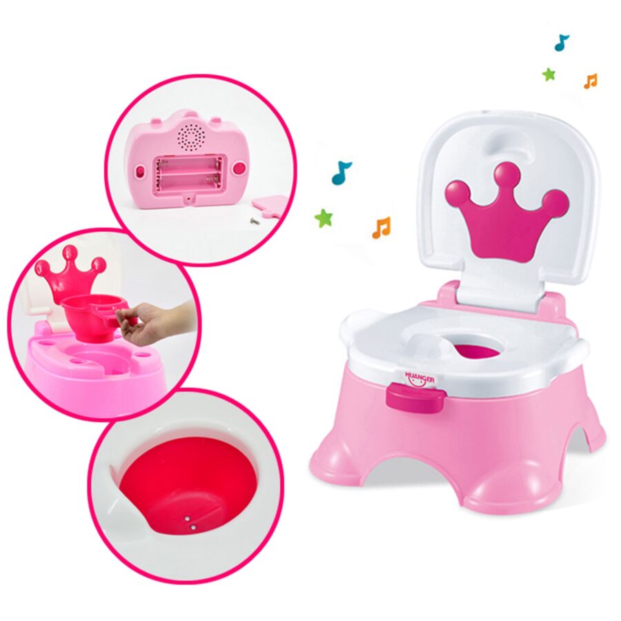 WOOPIE BABY Pierwszy Nocnik dla Dziecka z Muzyką 3w1 Krzesełko Stopień
