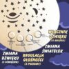 WOOPIE BABY Przytulanka Usypiacz Projektor 2w1 Miś - 10 Kołysanek