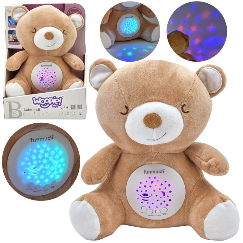 WOOPIE BABY Przytulanka Usypiacz Projektor 2w1 Miś - 10 Kołysanek WOOPIE BABY Przytulanka Usypiacz Projektor 2w1 Miś - 10 Kołysanek