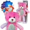 WOOPIE BABY Przytulanka Usypiacz Projektor 2w1 Różowy Miś - 10 Kołysanek