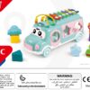 WOOPIE BABY Samochodzik Muzyczny Sorter z Cymbałkami Zielony