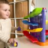 WOOPIE BABY Tor Kulkowy Kulodrom 3w1 Wbijak z Młoteczkiem Zjeżdżalnia dla Samochodzików