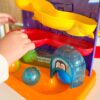 WOOPIE BABY Tor Kulkowy Kulodrom 3w1 Wbijak z Młoteczkiem Zjeżdżalnia dla Samochodzików