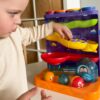 WOOPIE BABY Tor Kulkowy Kulodrom 3w1 Wbijak z Młoteczkiem Zjeżdżalnia dla Samochodzików