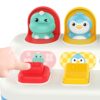 WOOPIE BABY Zabawka Edukacyjna Wyskakujące Zwierzątka POP-UP