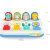 WOOPIE BABY Zabawka Edukacyjna Wyskakujące Zwierzątka POP-UP