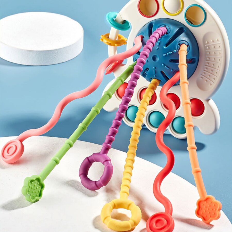 WOOPIE BABY Zabawka Sensoryczna Montessori Gryzak Wielofunkcyjny 0+