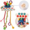 WOOPIE BABY Zabawka Sensoryczna Montessori Gryzak Wielofunkcyjny 0+