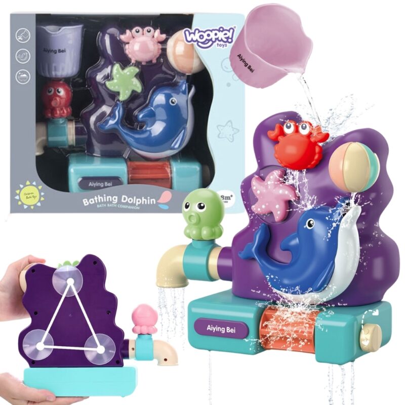 WOOPIE BABY Zabawka do Kąpieli Kranik Fontanna Przelewowa Wodospad Delfinek WOOPIE BABY Zabawka do Kąpieli Kranik Fontanna Przelewowa Wodospad Delfinek