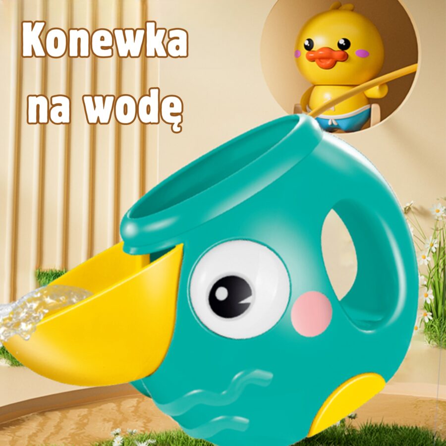 WOOPIE BABY Zabawka do Kąpieli Żyrafa z Lejkiem na Przyssawke