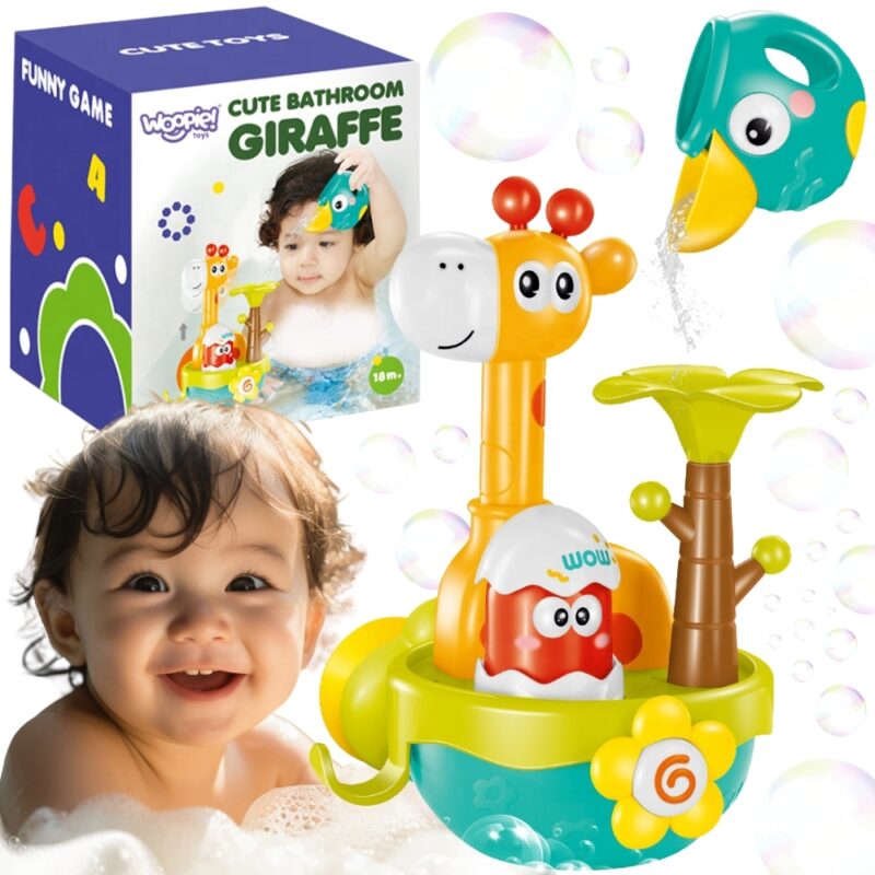 WOOPIE BABY Zabawka do Kąpieli Żyrafa z Lejkiem na Przyssawke WOOPIE BABY Zabawka do Kąpieli Żyrafa z Lejkiem na Przyssawke