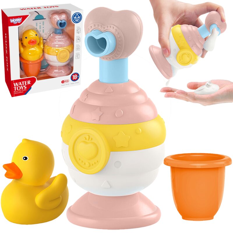 WOOPIE BABY Zabawki do Kąpieli Kubeczek + Kaczuszka + Dozownik Mydła Zestaw WOOPIE BABY Zabawki do Kąpieli Kubeczek + Kaczuszka + Dozownik Mydła Zestaw