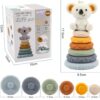 WOOPIE BABY Zestaw Edukacyjna Piramidka Koala 2w1 Gryzak
