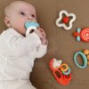 WOOPIE BABY Zestaw Gryzaków Grzechotek Sensorycznych