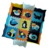 WOOPIE Baby Mata Piankowa Kolorowa Puzzle Kojec