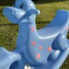 WOOPIE Bujak Wieloosobowy Dino Huśtawka Równoważna Niebieska
