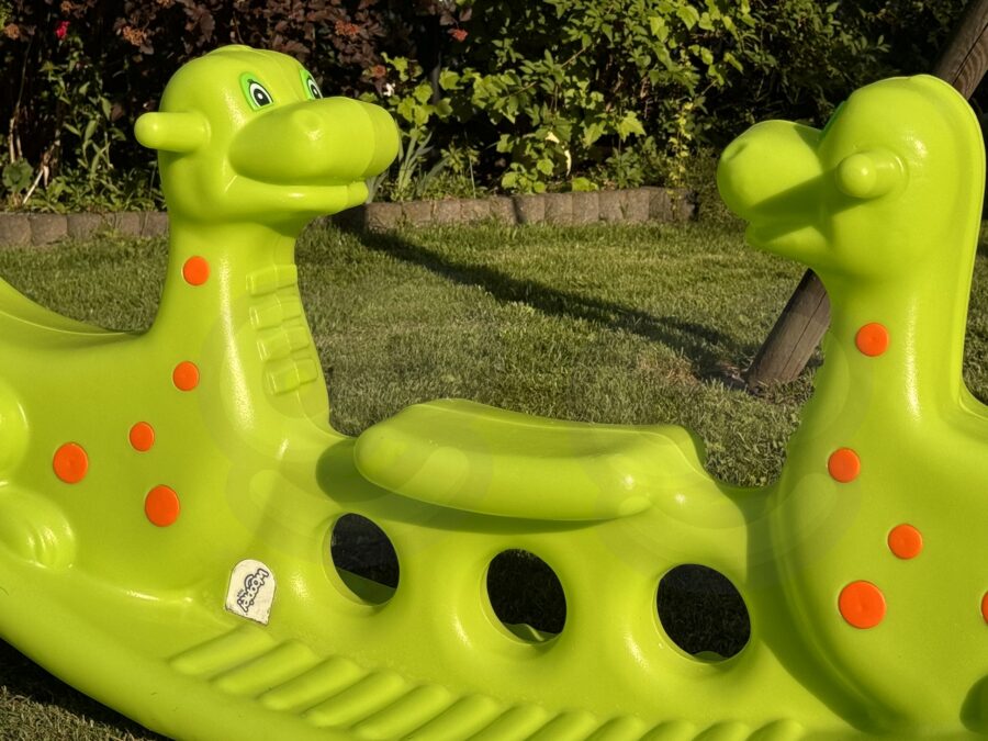 WOOPIE Bujak Wieloosobowy Dino Huśtawka Równoważna Zielona