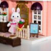 WOOPIE Domek dla Lalek Rodzina Królików Kwiaciarnia + Figurka