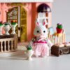 WOOPIE Domek dla Lalek Rodzina Królików Kwiaciarnia + Figurka