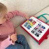 WOOPIE  Edukacyjna Książeczka Walizka Montessori - Księżyc